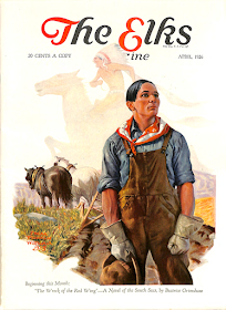 Cover Illustration for The Elks magazine, April 1926, by Edgar F. Wittmack
