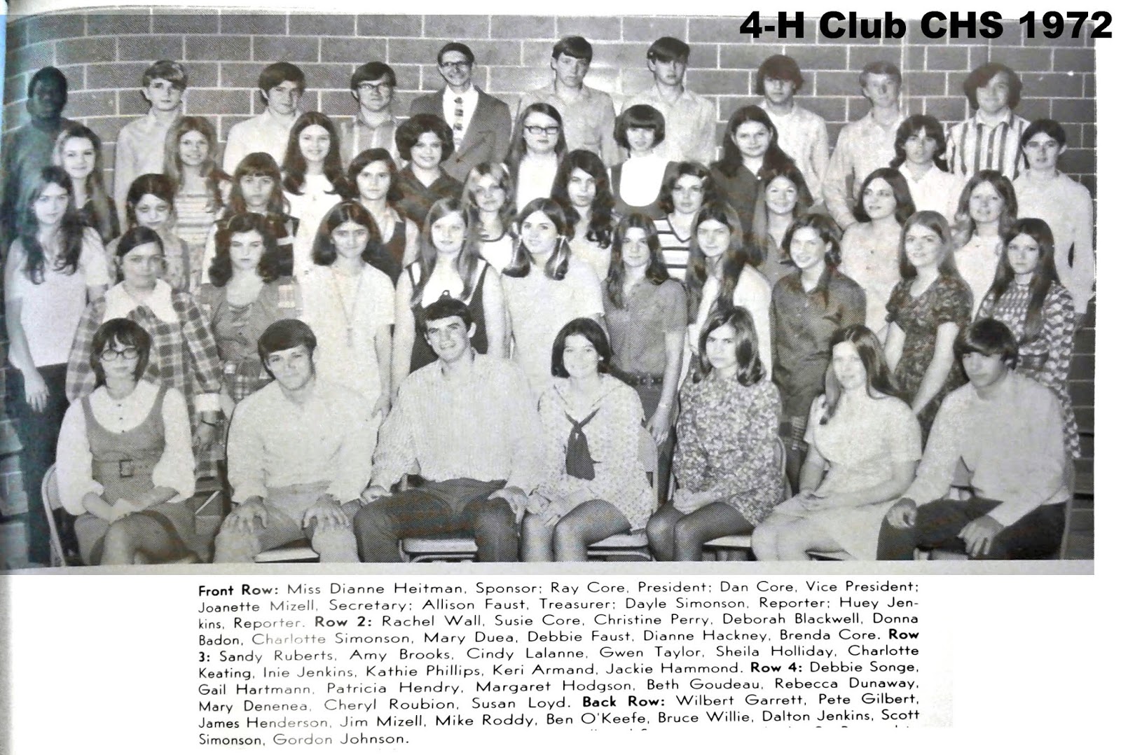 Tammany Family CHS Yearbook Pictures from 1972