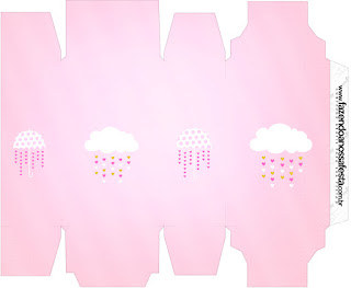 Blesing Rain for Girls: Free Printable Boxes. Blesing Rain for Girls Free Printable Box.