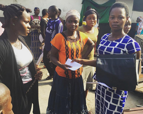 Photo: Olajumoke Gives Back Through The Help Of An Anonymous Donor
