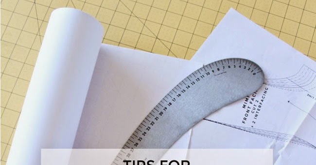 Sewing Circle: How to cut out your size from a pattern and leave it intact  / Create / Enjoy