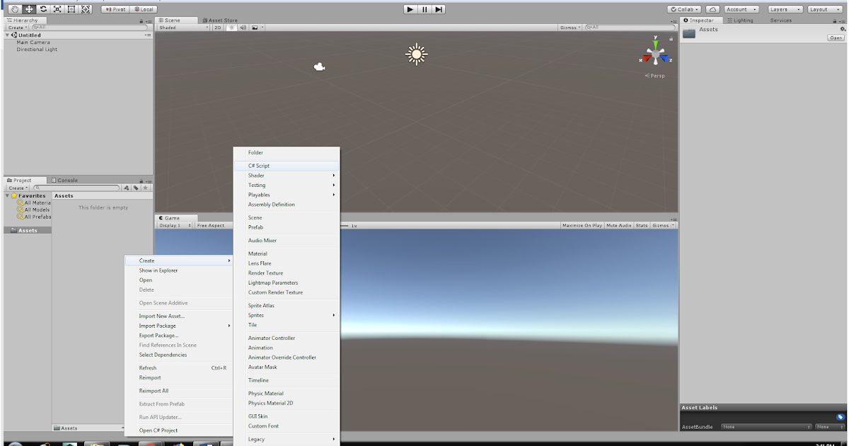 Need Of Scripting in unity. Types of language supported by unity.