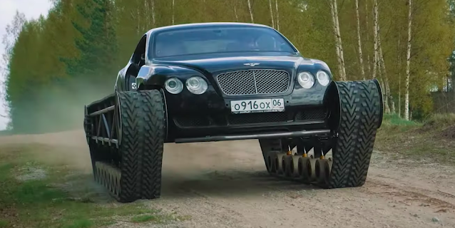 Amazing, Bentley Continental GT Transformed Into a Tank