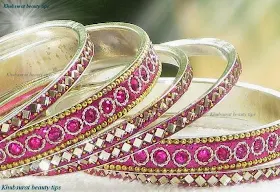 Latest fashionable bangles for brides