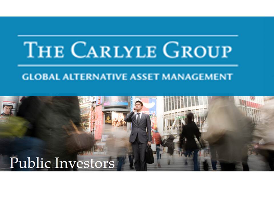 PEU Report Carlyle Group's New Public Face