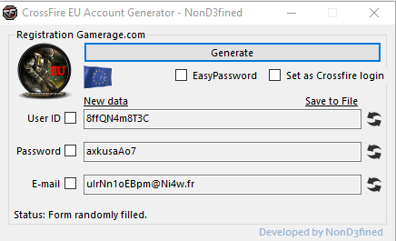 account generator