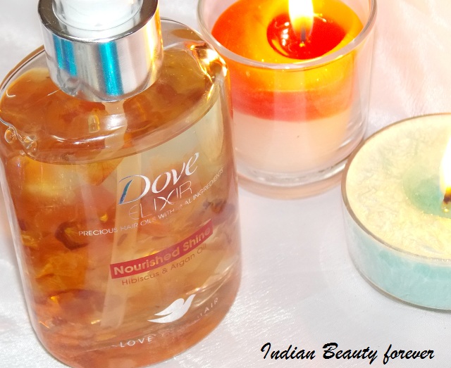 Dove Elixir Hibiscus and Argan Hair Oil review