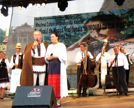 Borșa (Maramureș), 20 iulie 2010 - Prezentând prima ediție a Festivalului "Titiana Mihali".