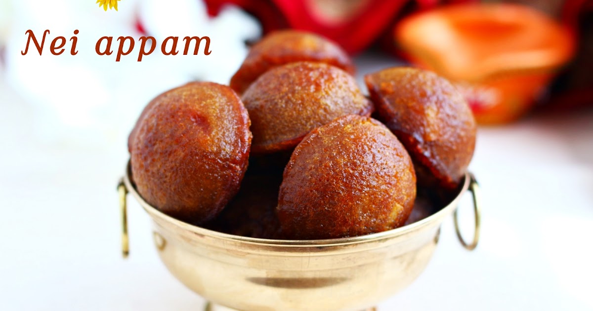Millet Nei appam recipe Karthigai deepam recipes Jeyashri's Kitchen