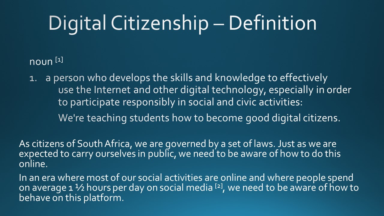 digital citizenship: march 2016
