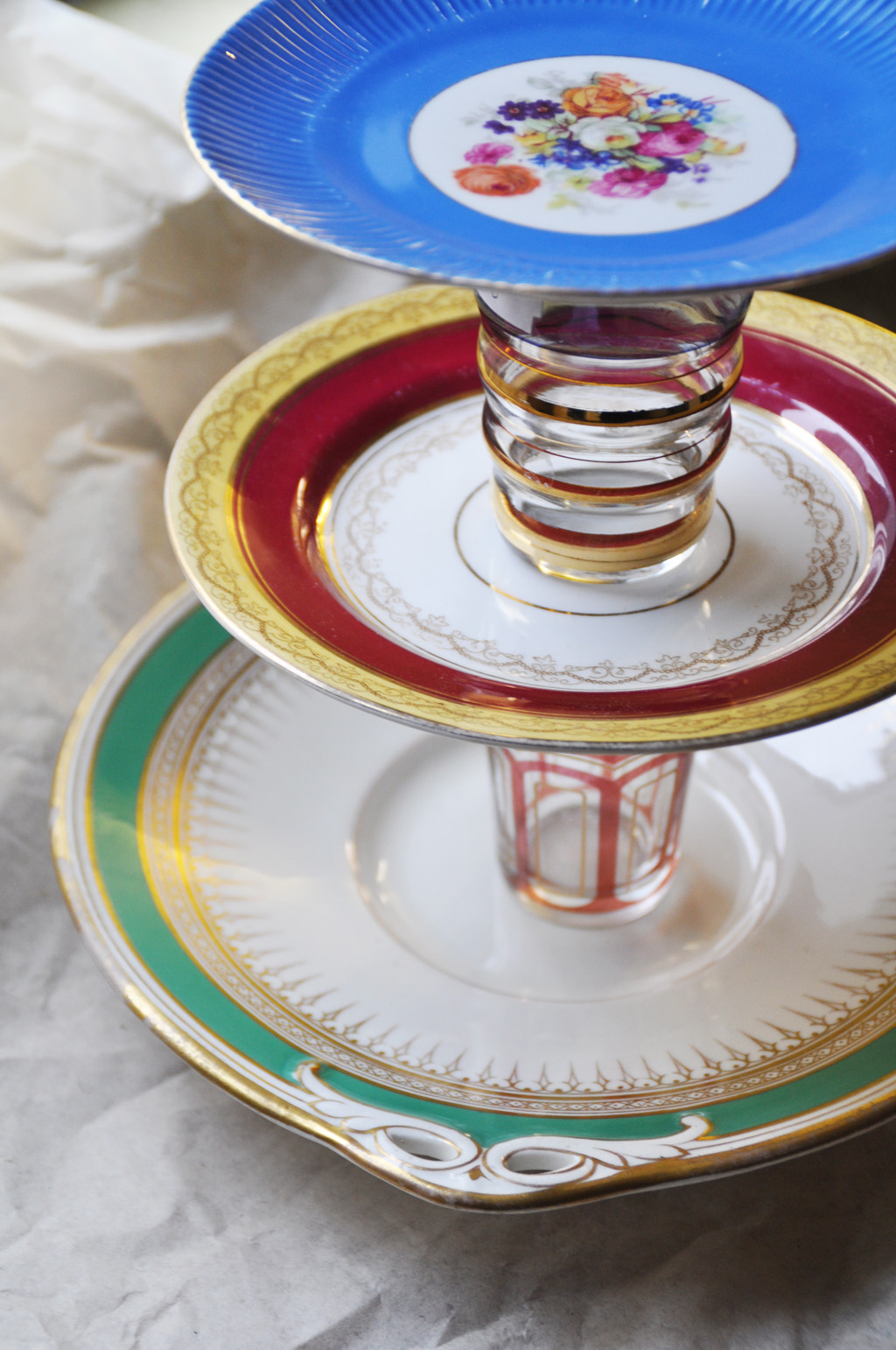 Lost & Found Vintage cake stands