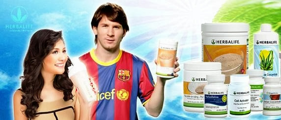 Cùng Hương Giang, Messi sử dụng Herbalife giảm cân