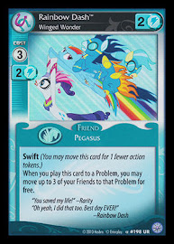 My Little Pony Rainbow Dash, Winged Wonder Premiere CCG Card