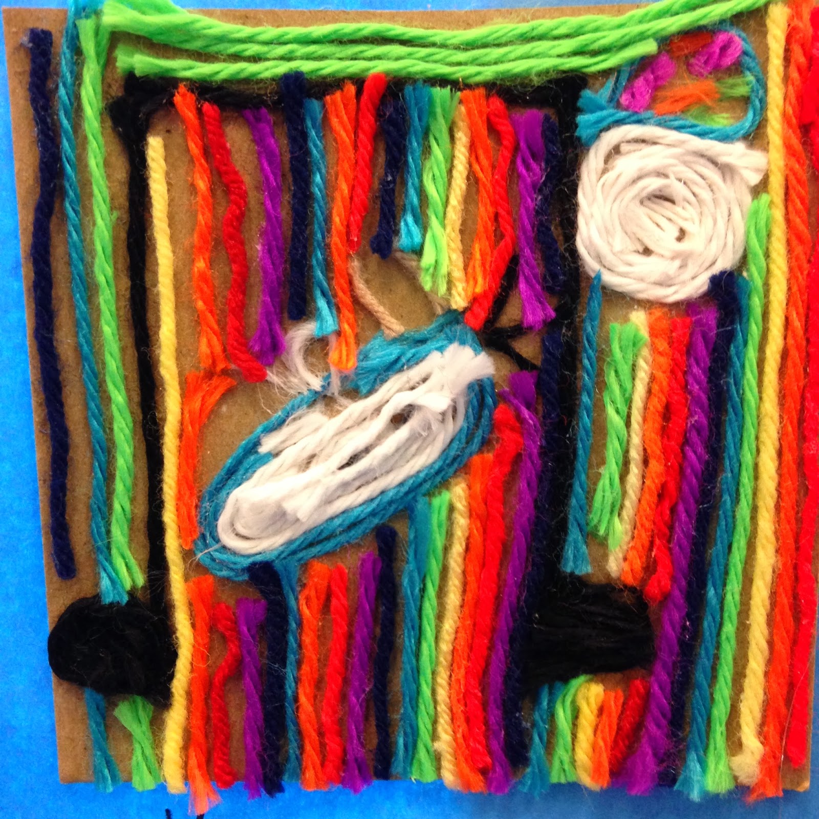 The art classroom at rockland woods huichol yarn paintings