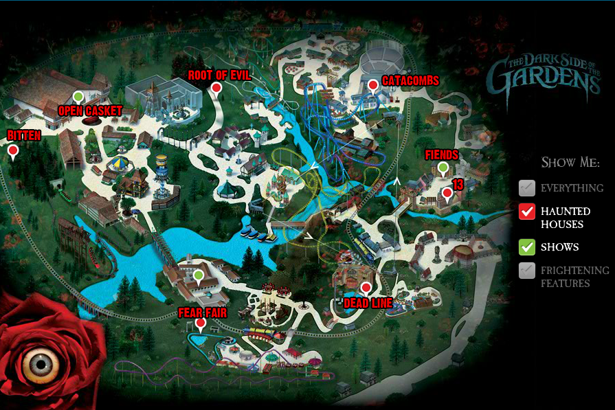 Howl O Scream 2022 Map World Map