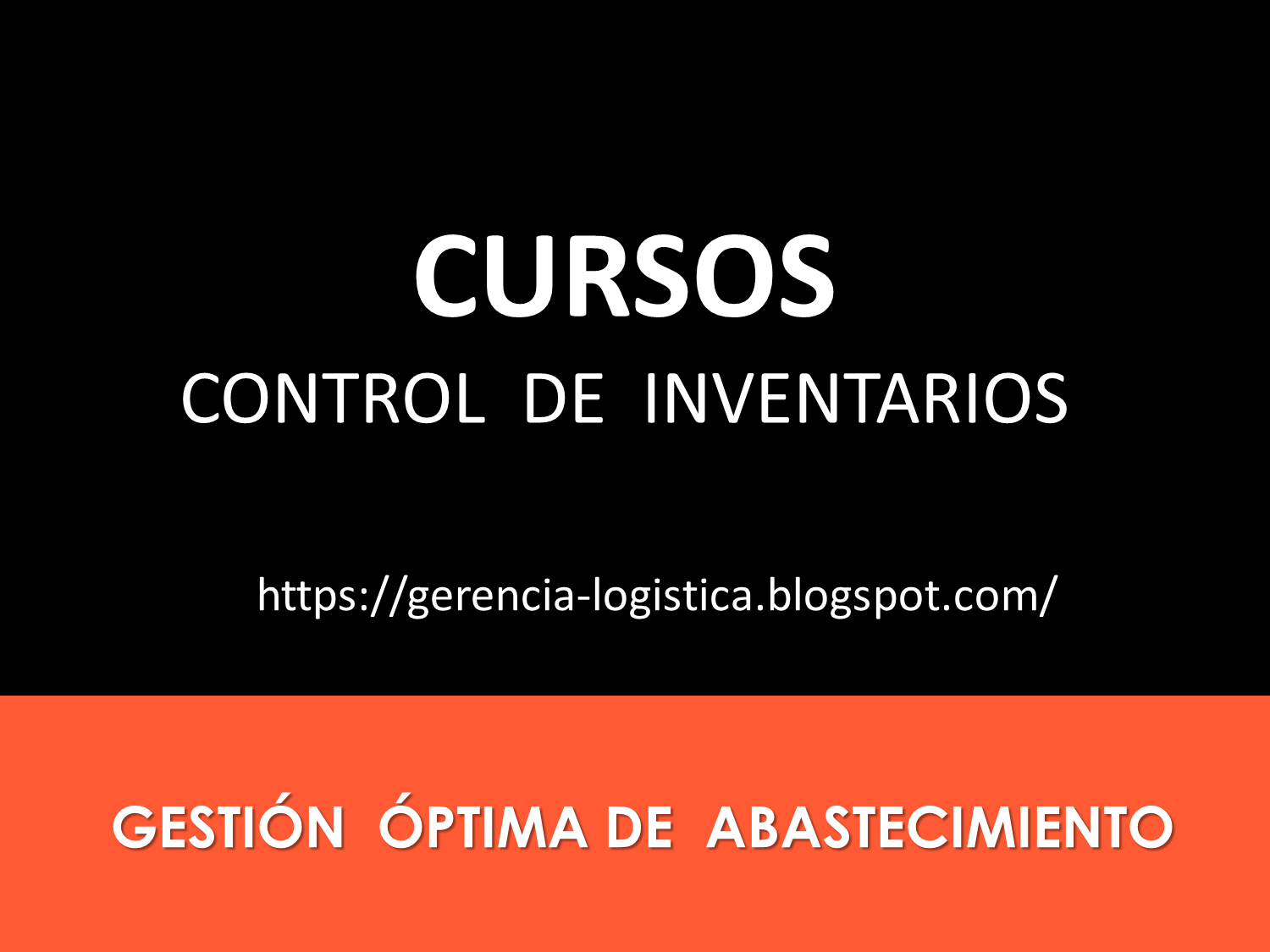 LOGISTICA DE ABASTECIMIENTO