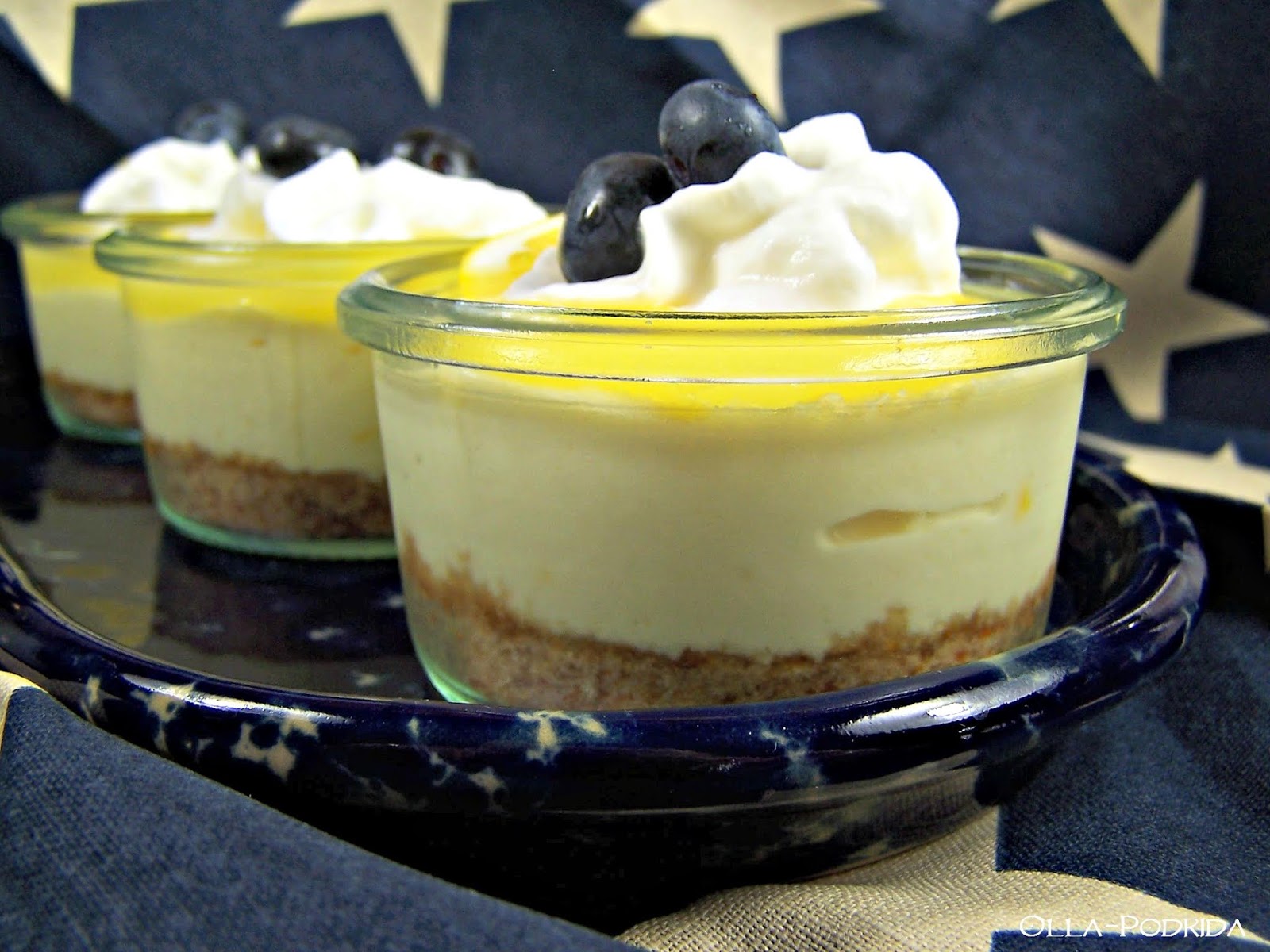 OllaPodrida Mini Lemon Cheesecakes in a Jar