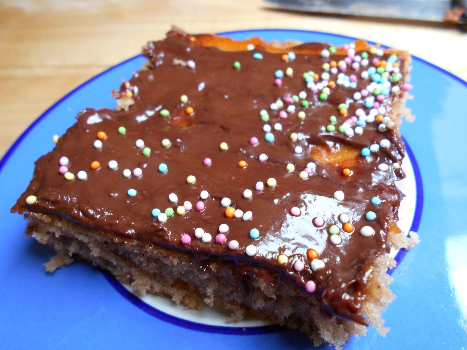 Übers Leben: Schneller Schoko Blechkuchen