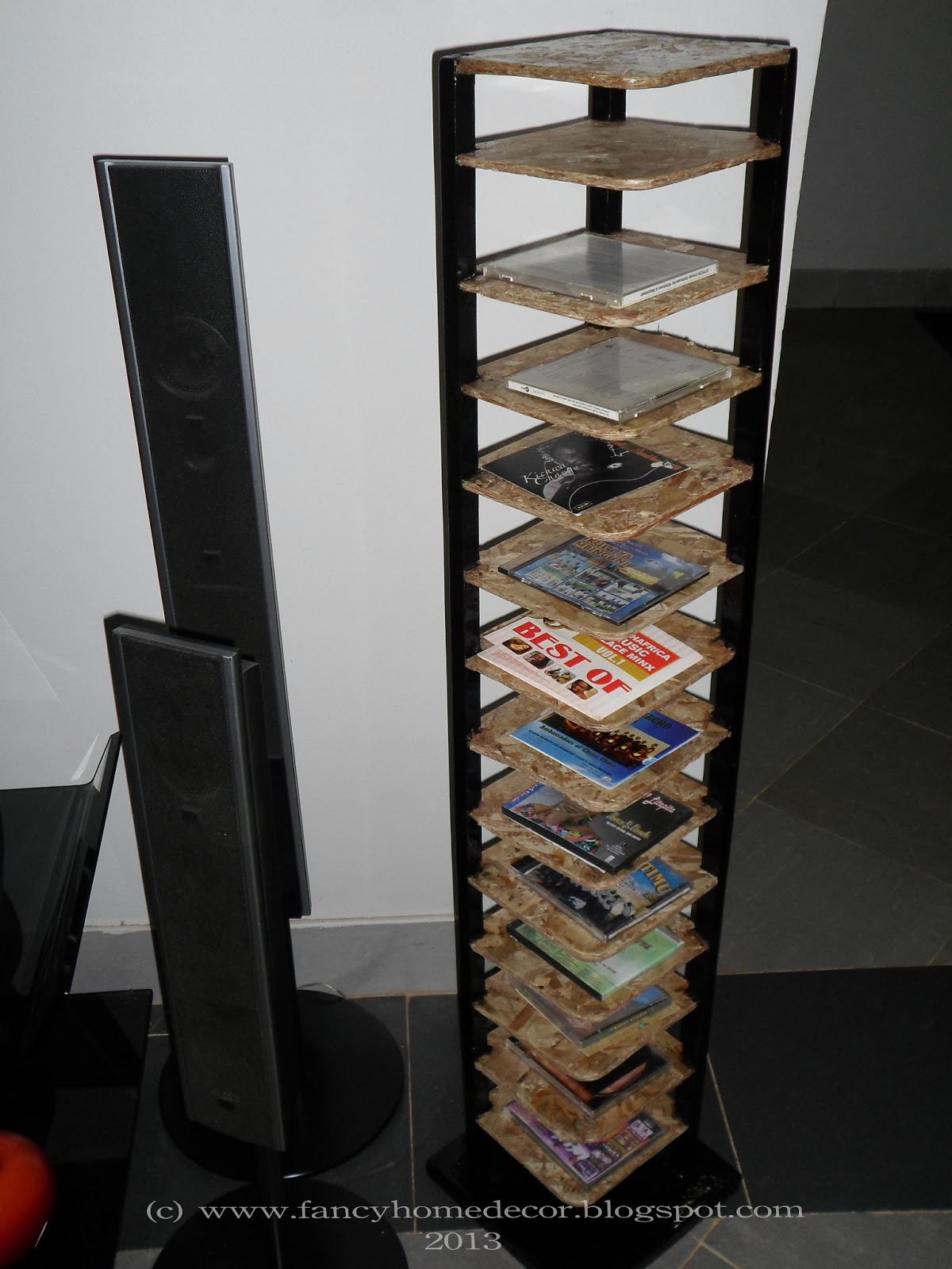 Fancy Home Decor MY PROJECT CD RACK DESIGNED AND DELIVERED AT KUNDUCHI