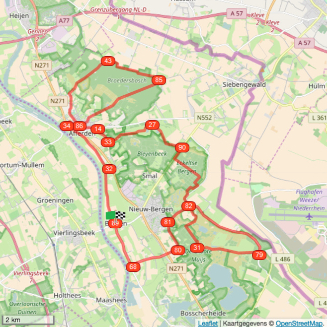 TOUR DE FRANS: De Noordelijke Maasduinenroute