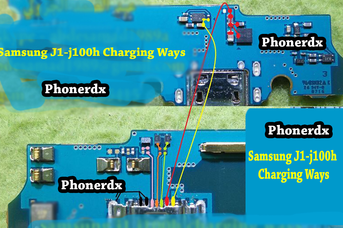 Samsung J1 SM- j100H Charging Problem Jumper Solution - PHONERDX
