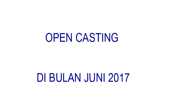 Open casting. Open casting