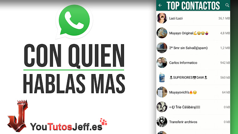 Descubre con Quien Hablas mas por Whatsapp - Trucos Whatsapp