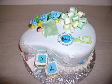 baby boy shower cake