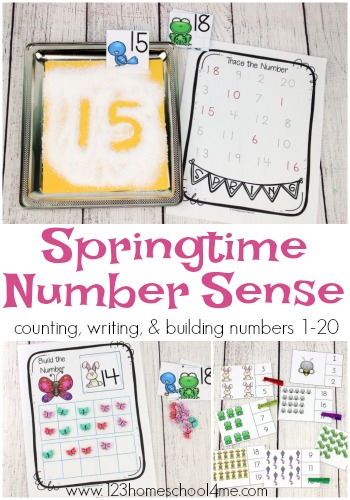 FUN number sense activities for kindergarten with a fun spring twist. The are 3 activities in this spring math pack including kindergarten number sense worksheets, counting to 20 clip cards, and more! Simple print pdf file with number sense worksheets and you are ready to play and learn with kindergarten math printables. FUN number sense activities for kindergarten with a fun spring twist. The are 3 activities in this spring math pack including kindergarten number sense worksheets, counting to 20 clip cards, and more! Simple print pdf file with number sense worksheets and you are ready to play and learn with kindergarten math printables.