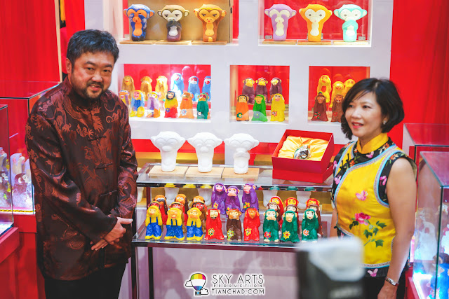 Charity Gallery launch with Mr Jimmy Lim and wife of A Piece of Hope charity organization