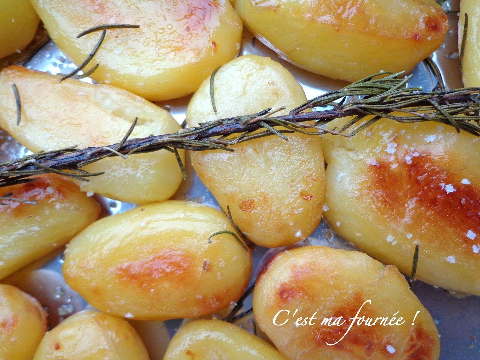 The "perfect roasted potatoes" by Jamie Oliver...