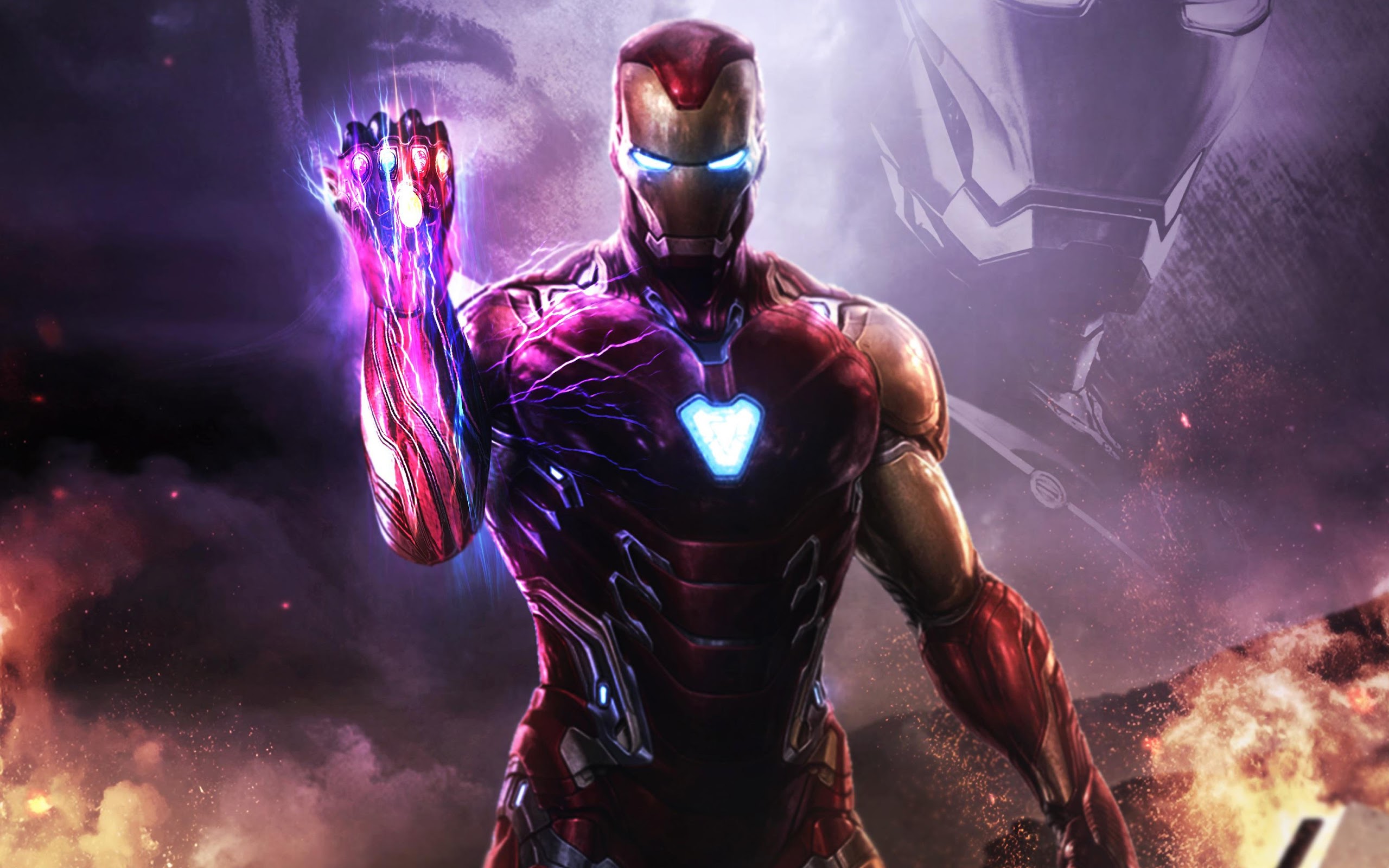 Avengers Endgame Iron Man Infinity Stones 4k Wallpaper 161