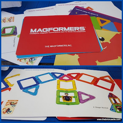 Magformers design cards with ideas and plans