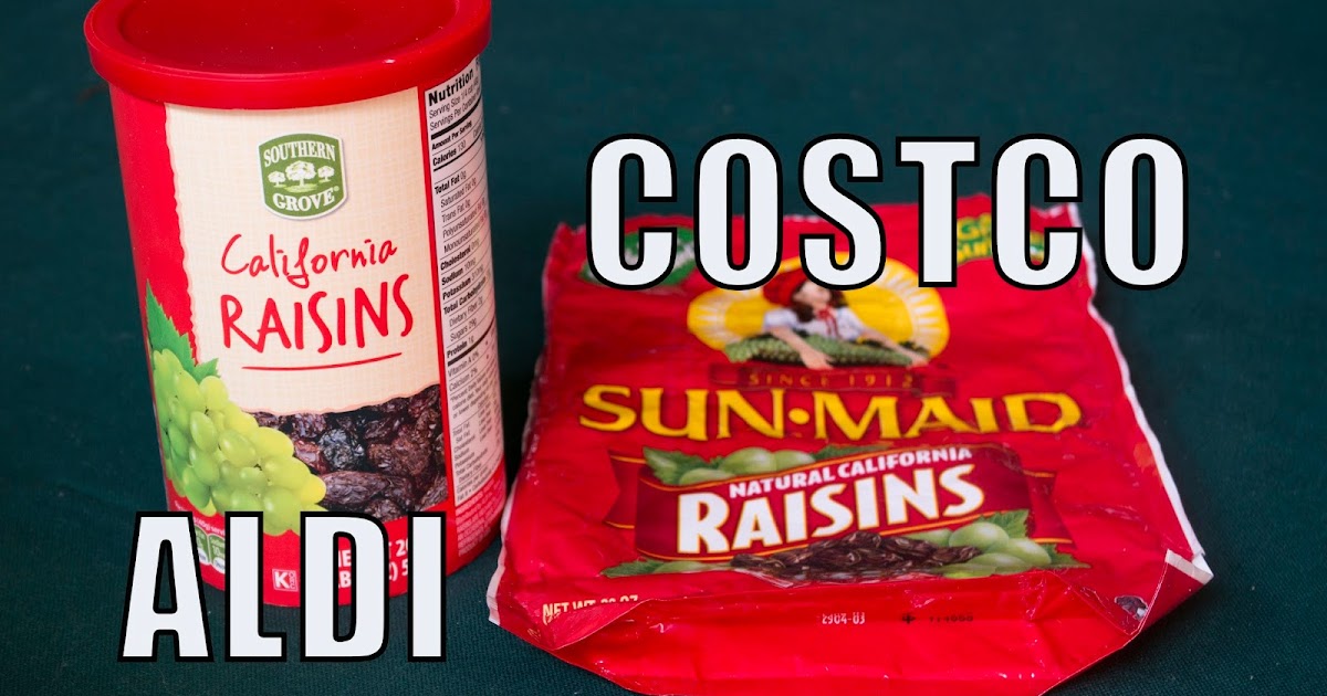 Grandma Fifi Independent Costco and Aldi Blog Raisins at Costco and Aldi
