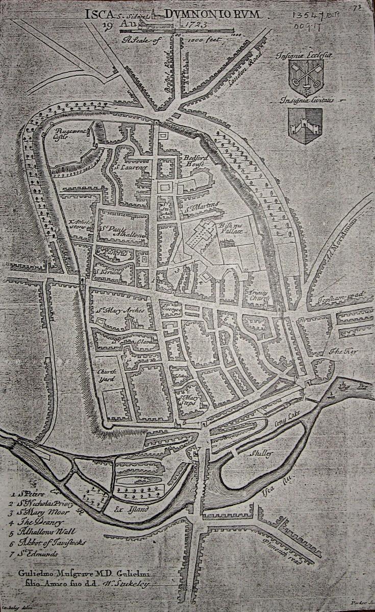 Exeter Working Papers in Book History Exeter maps