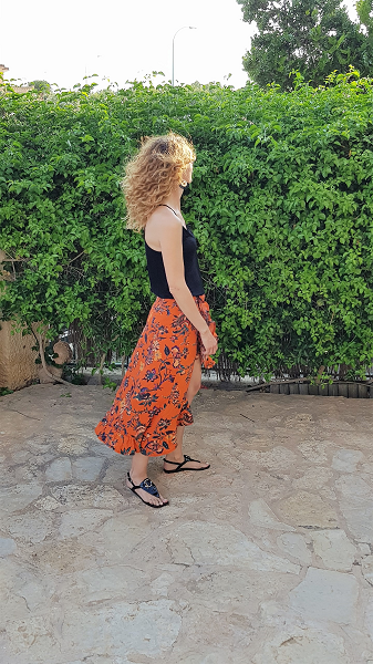 falda volantes verano