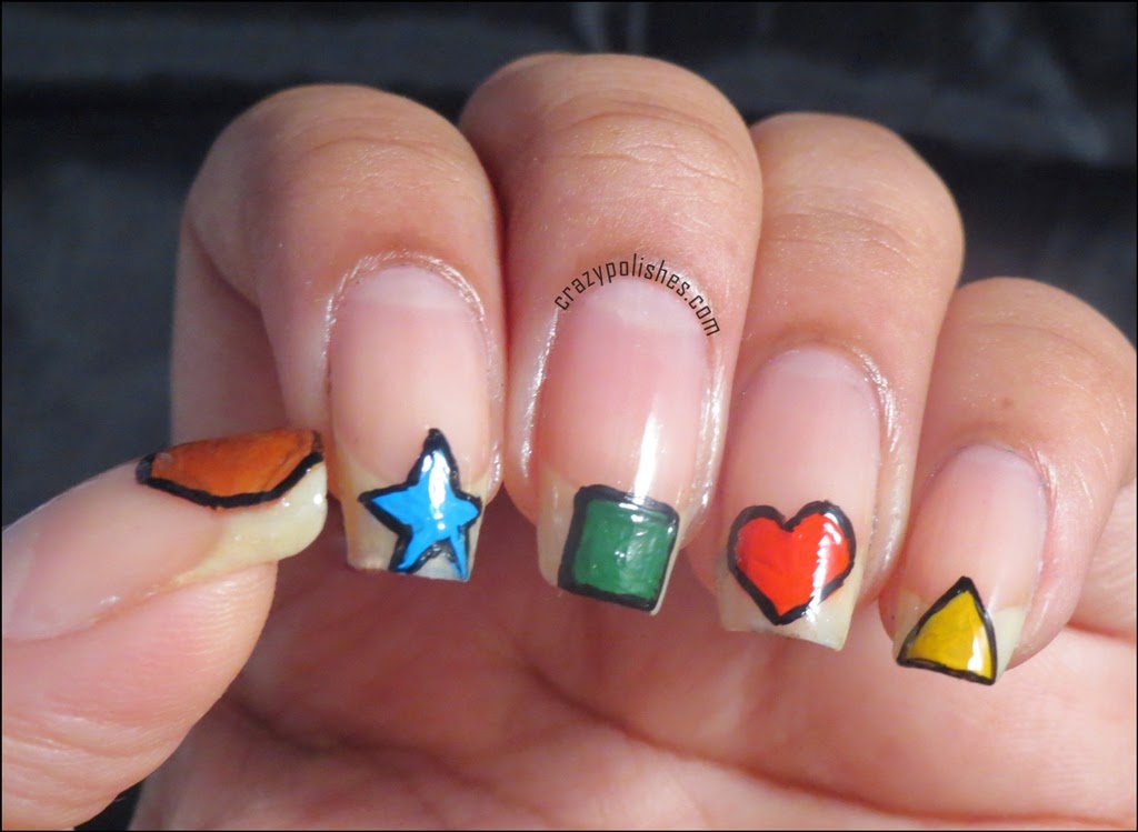 4. Quick and Easy Geometric Nail Art - wide 1