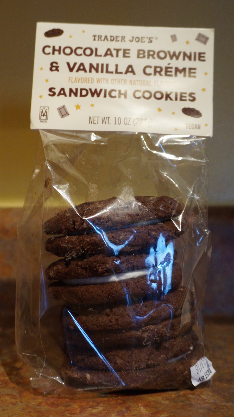 Exploring Trader Joe's Trader Joe's Chocolate Brownie & Vanilla Creme