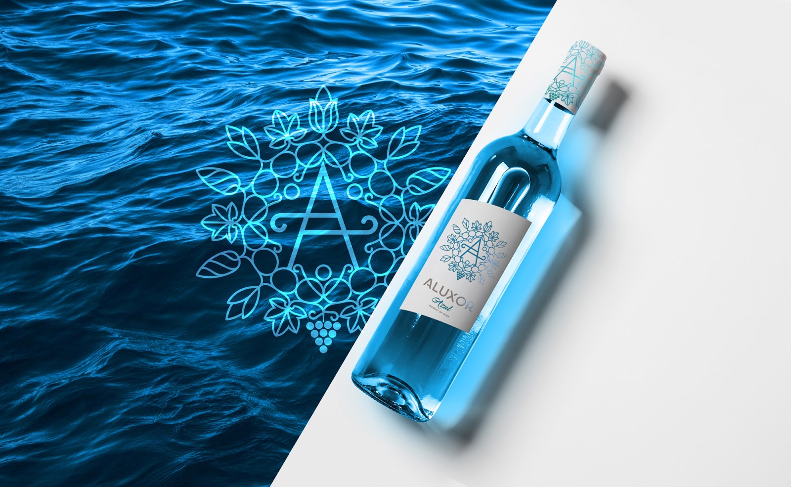 Blue Wine By Aluxor Packaging Of The World