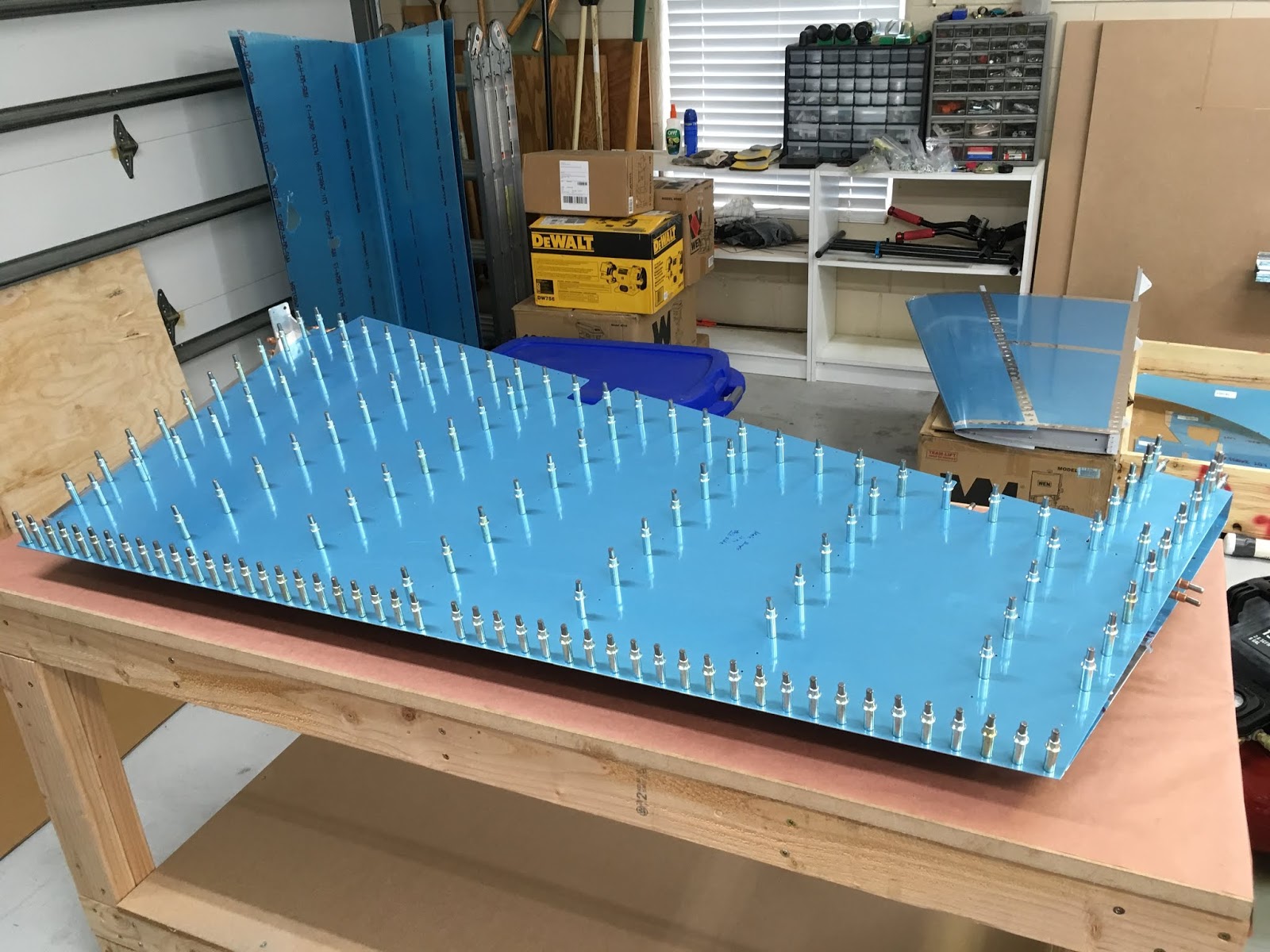 Alex's RV-14A Build Log: Section 7 - Rudder (trimming; initial assembly ...