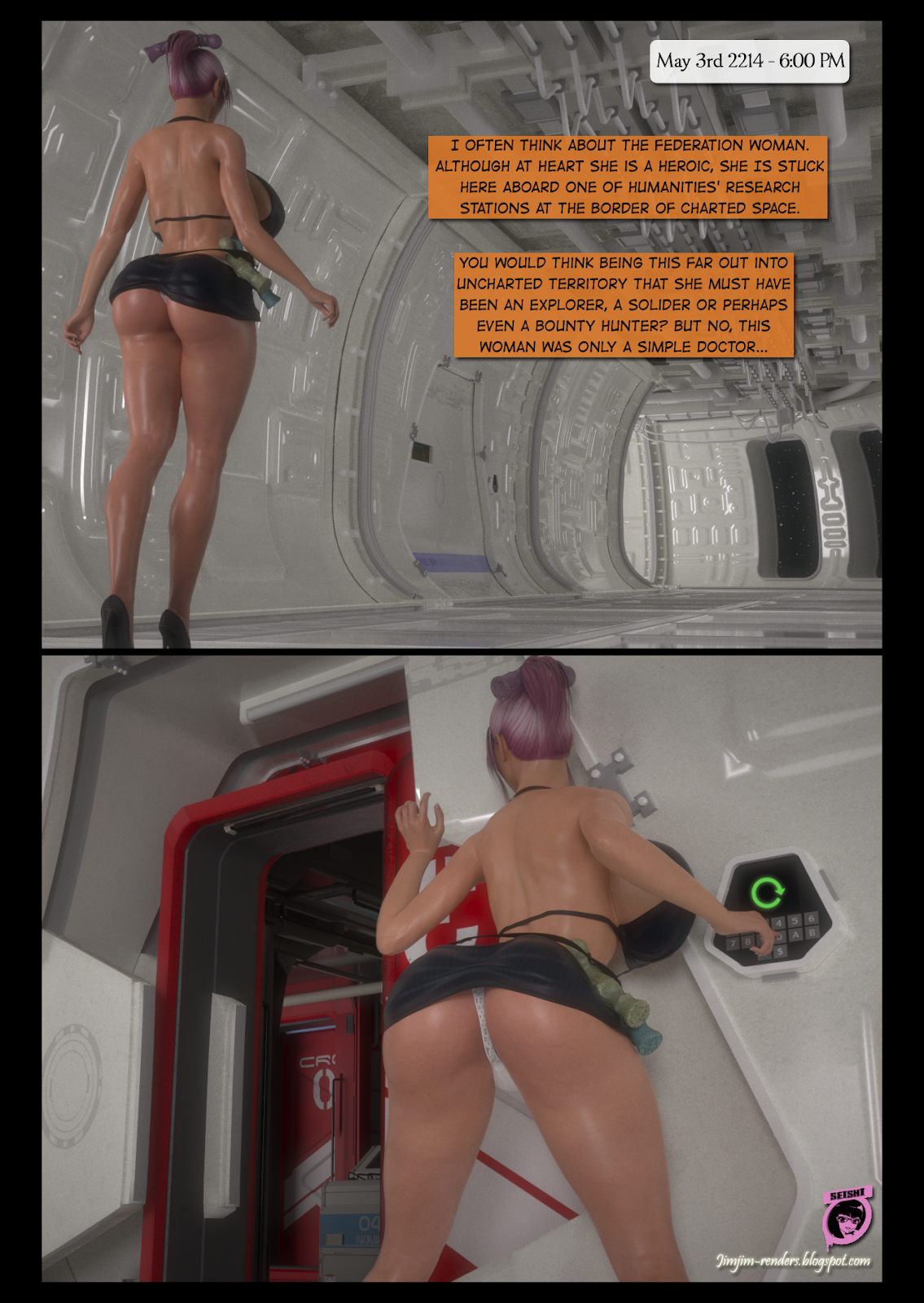 Sex [3D CG Hentai Comic Book] OIL - Our Intergalactic pictures