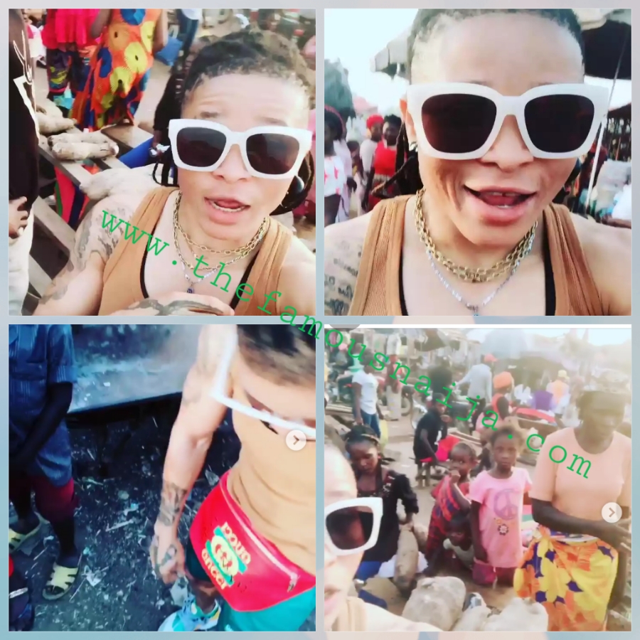 Yam Seller Runs From Chichi Igbo At Abuja Market, Market
