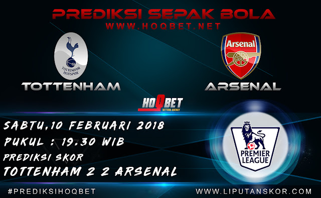 Prediksi Tottenham VS Arsenal 10 Februari 2018 http://www.liputanskor.com/