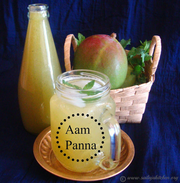images of Aam Panna Recipe / Aam Ka Panna Recipe / Raw Mango Panna / Raw Mango Drink - A Summer Drink