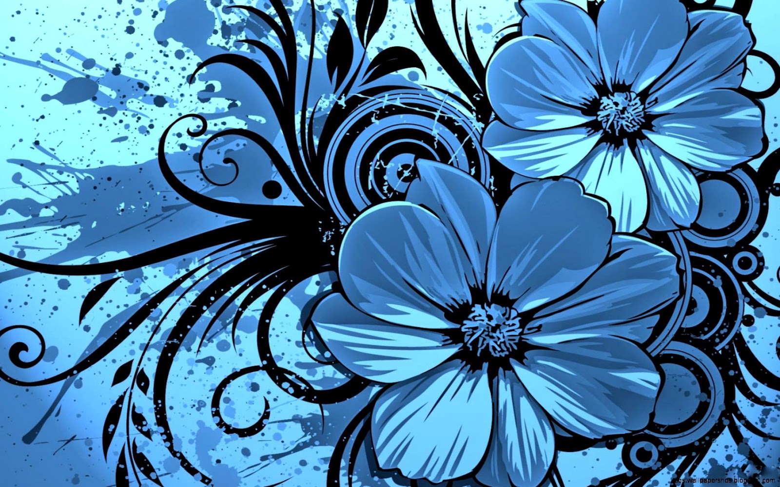 Blue Flowers