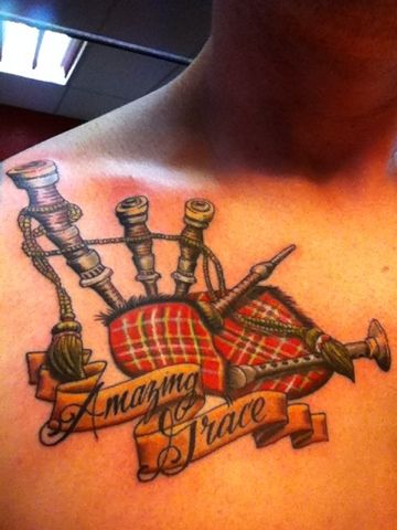 Tatuaje de gaita escocesa