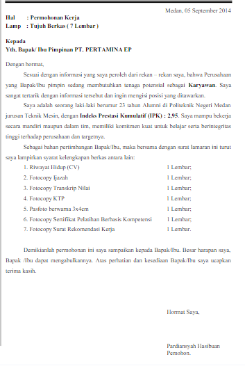 40 contoh surat lamaran kerja yang baik dan benar lengkap 40 contoh surat lamaran kerja yang baik dan benar lengkap