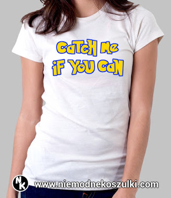 Koszulka Pokemon - Catch me if you can