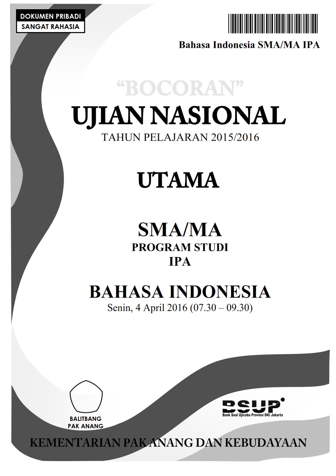 Soal Soal Un Bahasa Indonesia Tahun 2016 Tingkat Smp | berbagi dan belajar quot bocoran quot soal un bahasa indonesia Soal Soal Un Bahasa Indonesia Tahun 2016 Tingkat Smp | berbagi dan belajar quot bocoran quot soal un bahasa indonesia