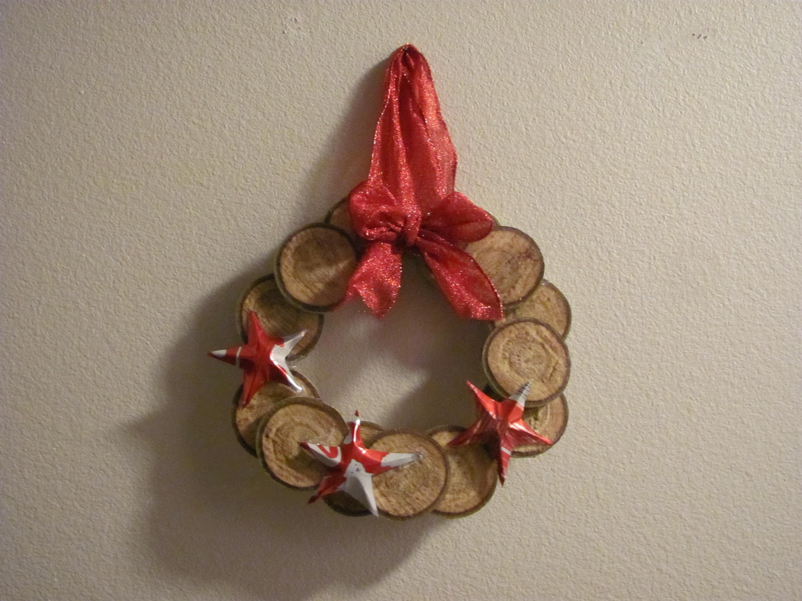 Crafty Blonde Chick Recycled/ Natural Christmas Wreath!